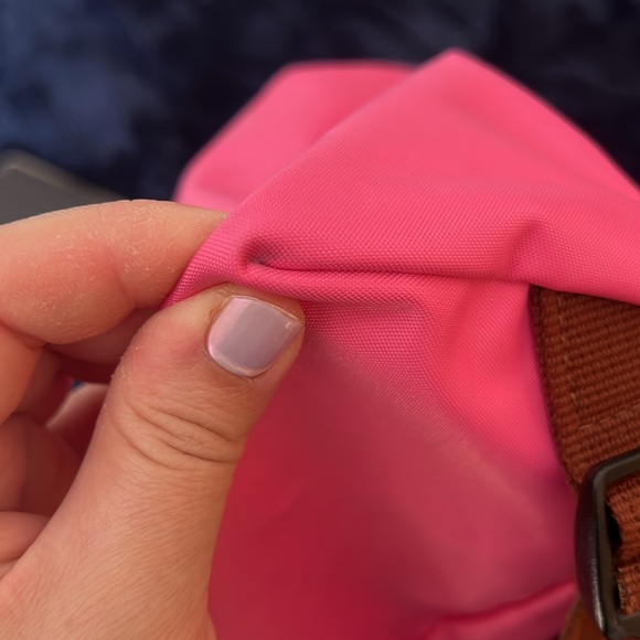 Well used Le Pliage classic backpack in the retired color ‘Candy’ Modified! - Picture 6 of 11